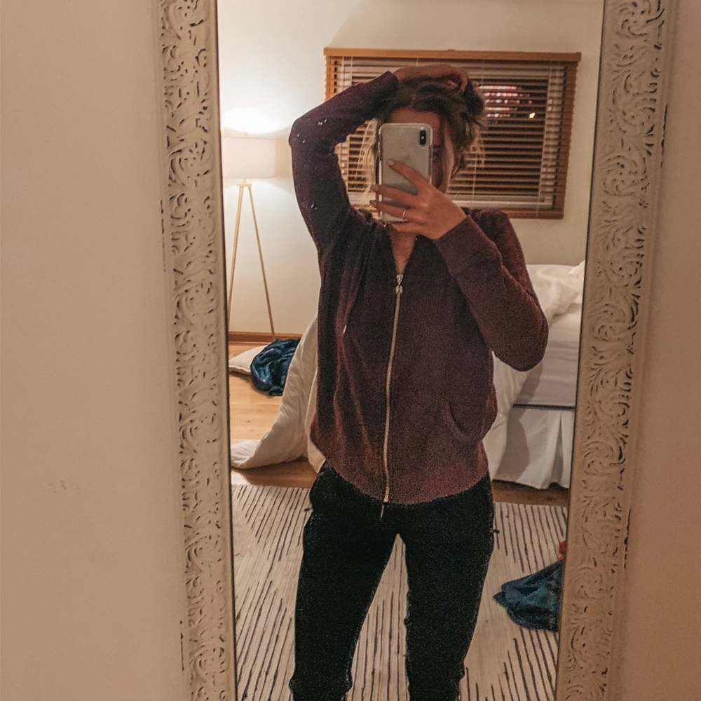 VS zip-up angel hoodie